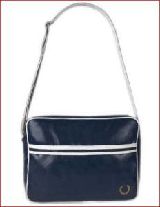 Fred Perry Blue Shoulder Bag